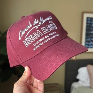 Huega House Burgundy Cap